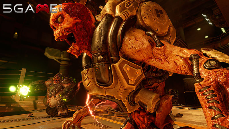 Геймплей DOOM 2016 с закрытого бета-тестирования