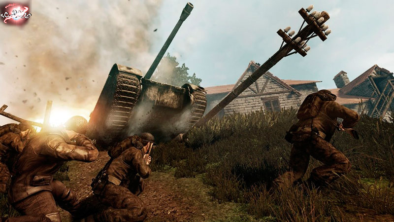 Бои в руинах Варшавы в Enemy Front