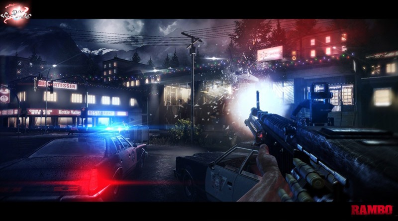 Геймплейное видео Rambo The Video Game