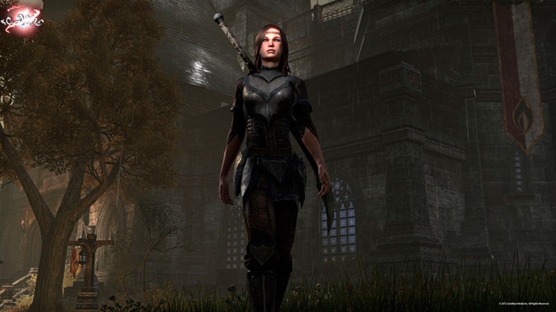 Скриншот The Elder Scrolls Online — бой и заклинания