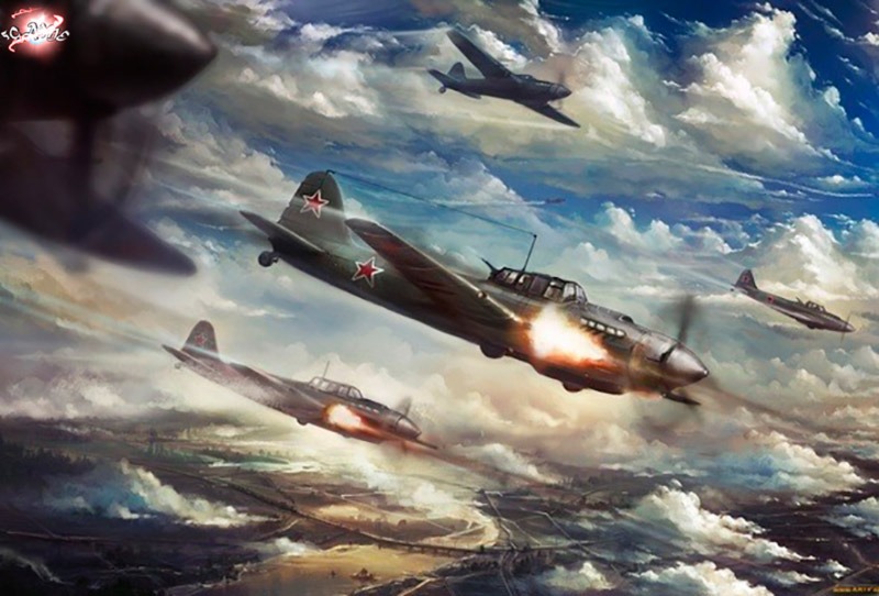 Военная техника War Thunder — кадр для фона рабочего стола