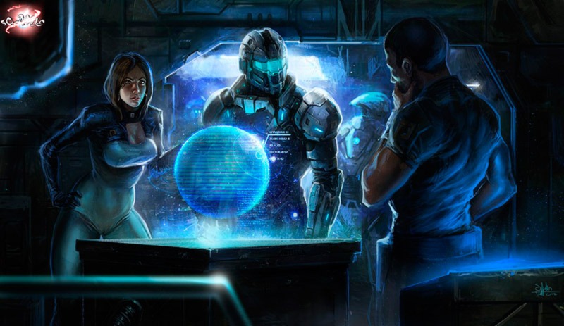 Дизайнер уровня Mass Effect за проработкой локации