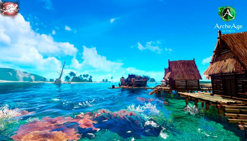 Графика и пейзажи ArcheAge на движке CryEngine 3
