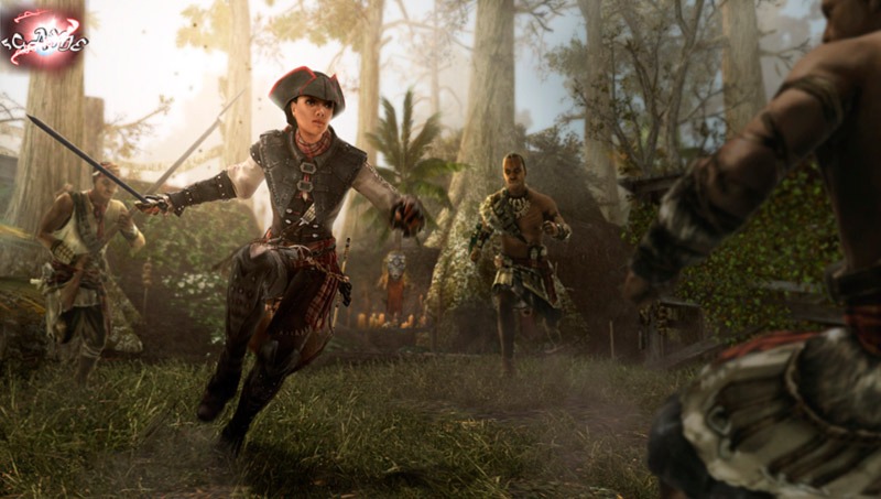 Бой и паркур в Assassins Creed Liberation HD