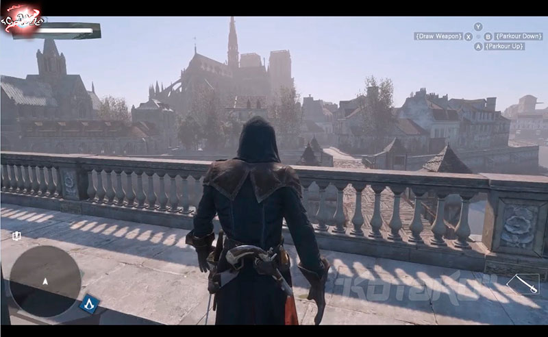 Панорама города Assassin's Creed Unity утечка