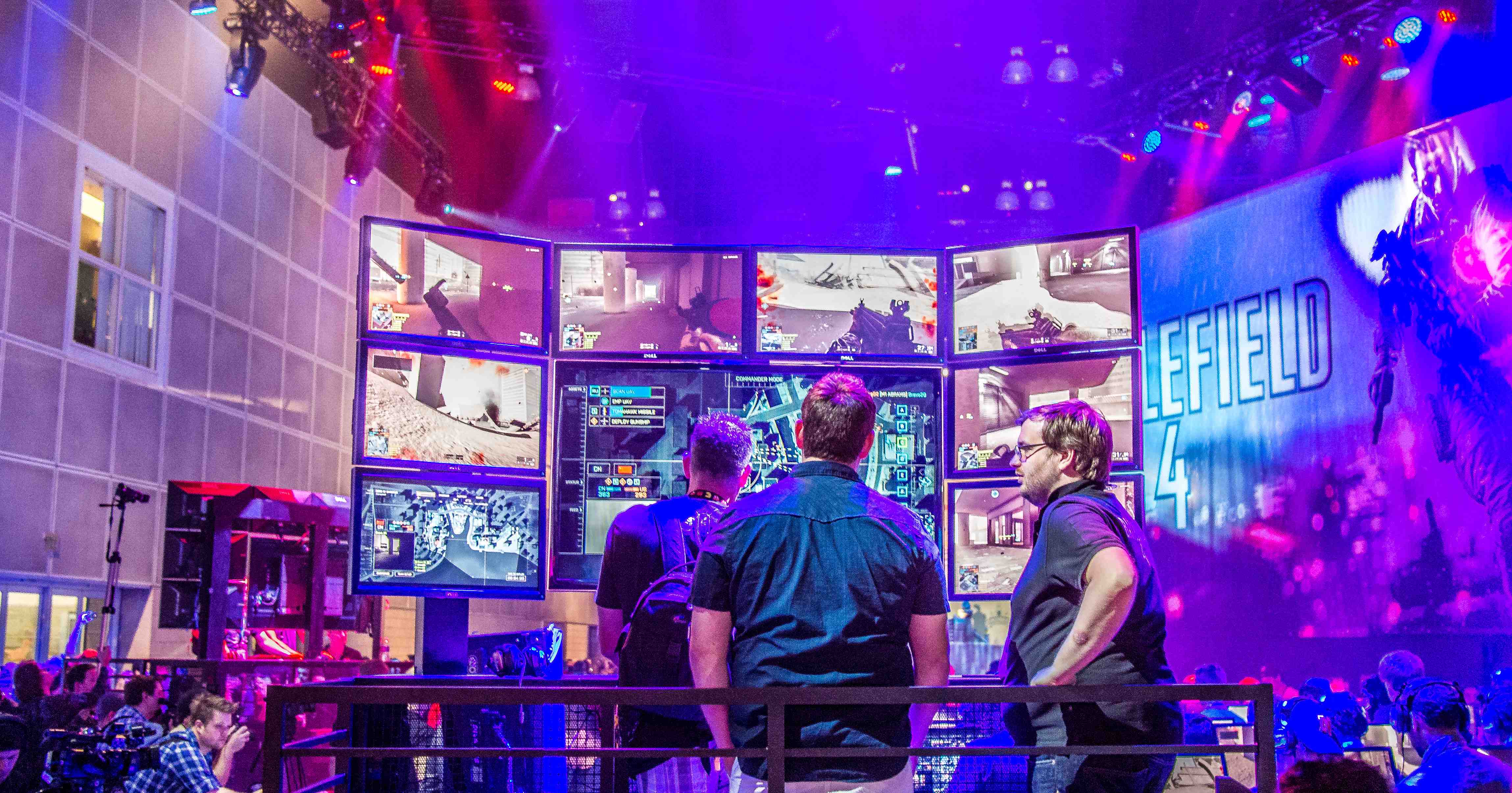 Выставка E3 2013, стенд с демонстрацией Battlefield 4