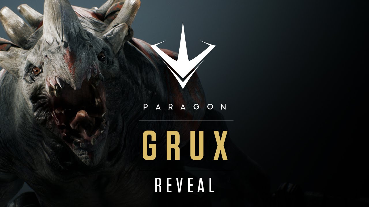 Кадр из трейлера Paragon — герой Grux