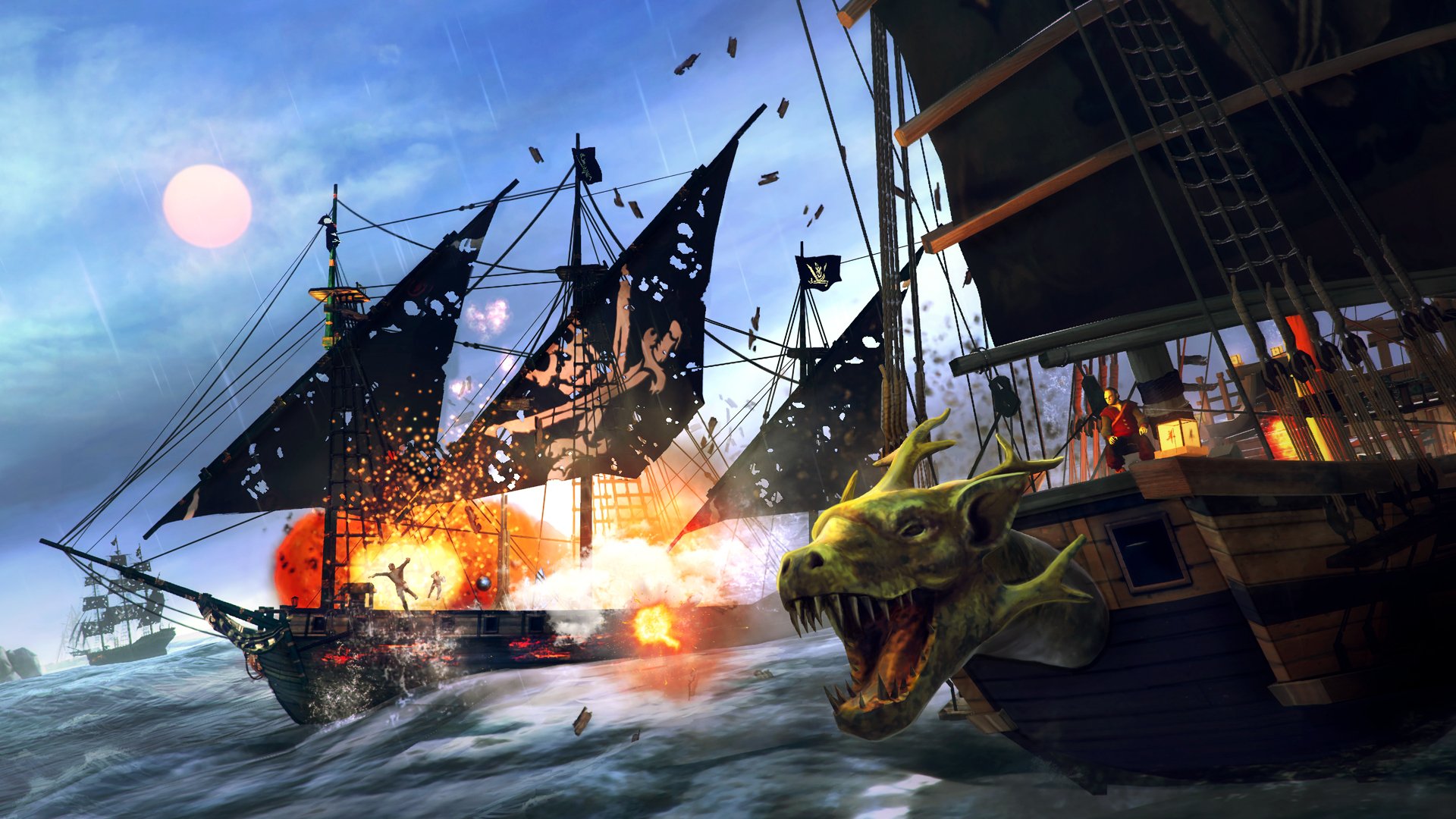 Tempest: Pirate Action RPG — морская карта и сражения