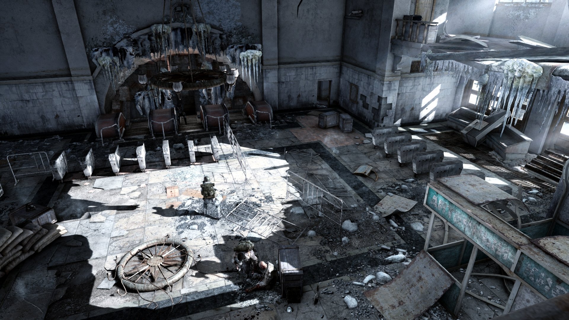 Metro Redux — кадр с поверхности для сравнения с ожиданиями сиквела
