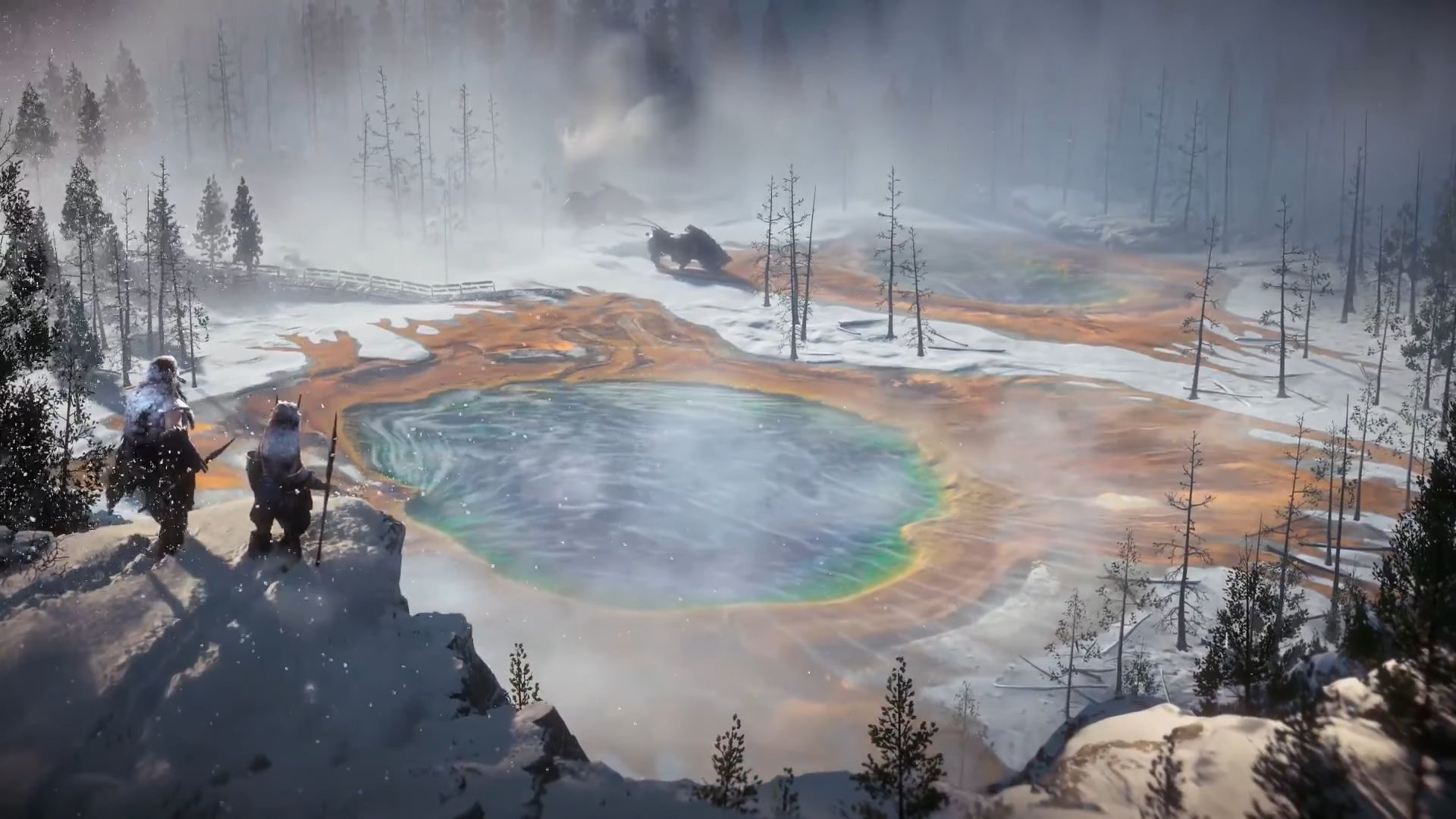 Horizon Zero Dawn дополнение The Frozen Wilds локация