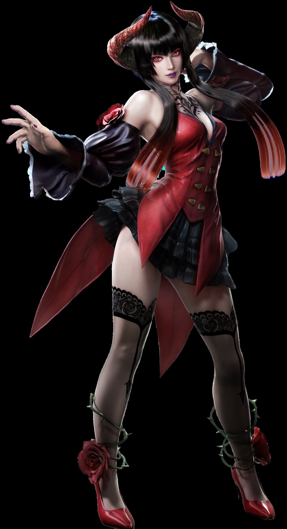 Eliza в Tekken 7 демонстрирует боевую стойку