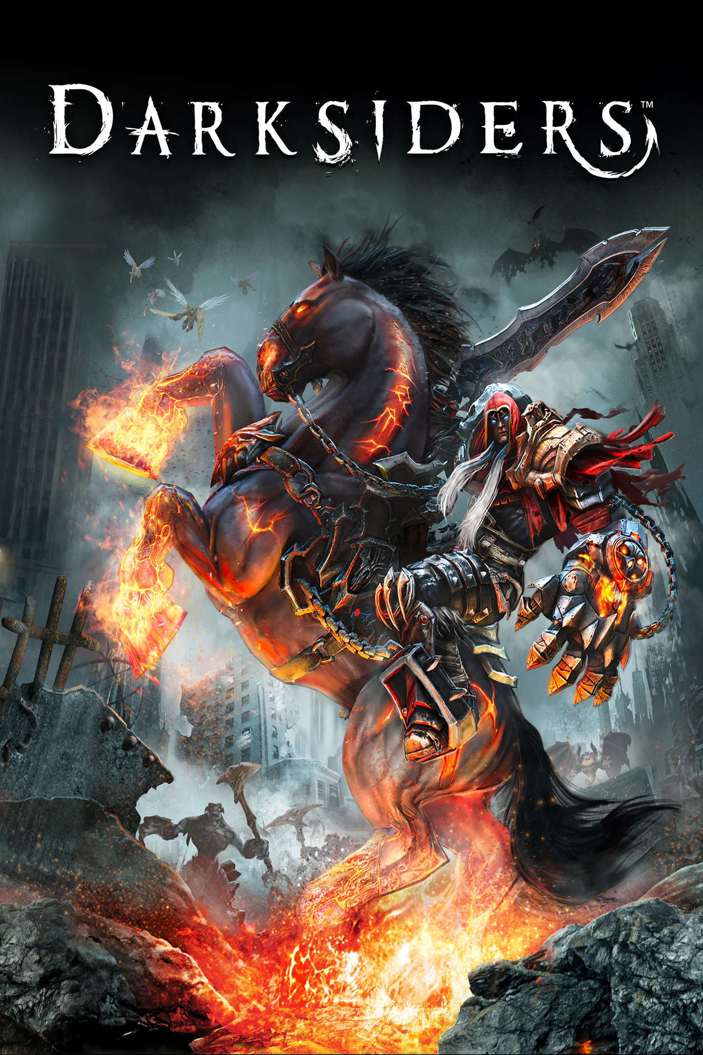 Боевая сцена Darksiders, War против демонов