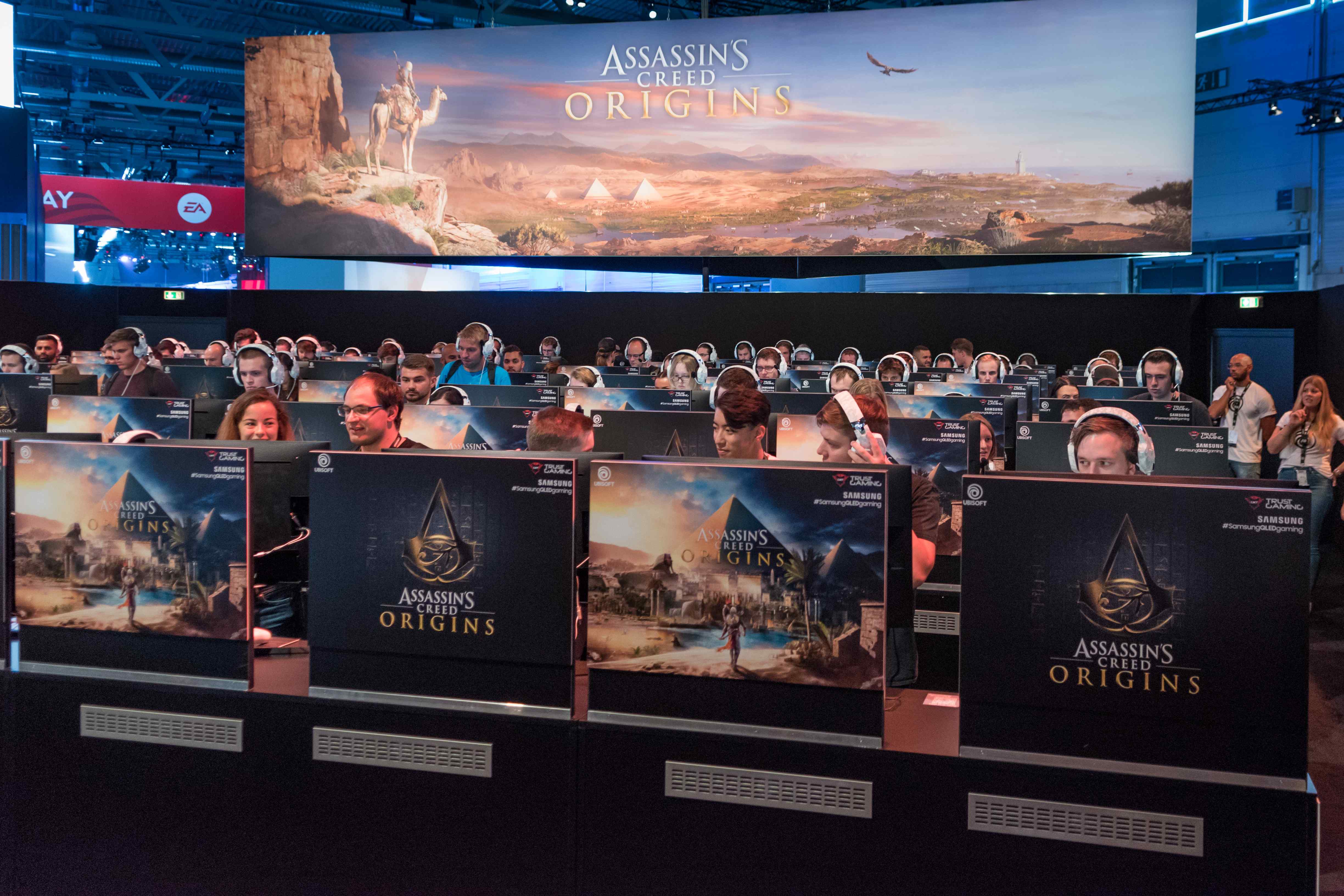 Стенд Assassin's Creed Origins на Gamescom