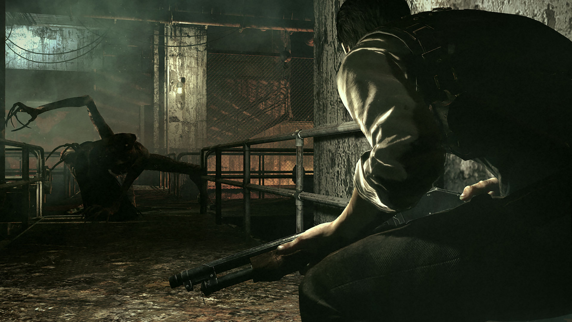 The Evil Within атмосфера survival horror скриншот
