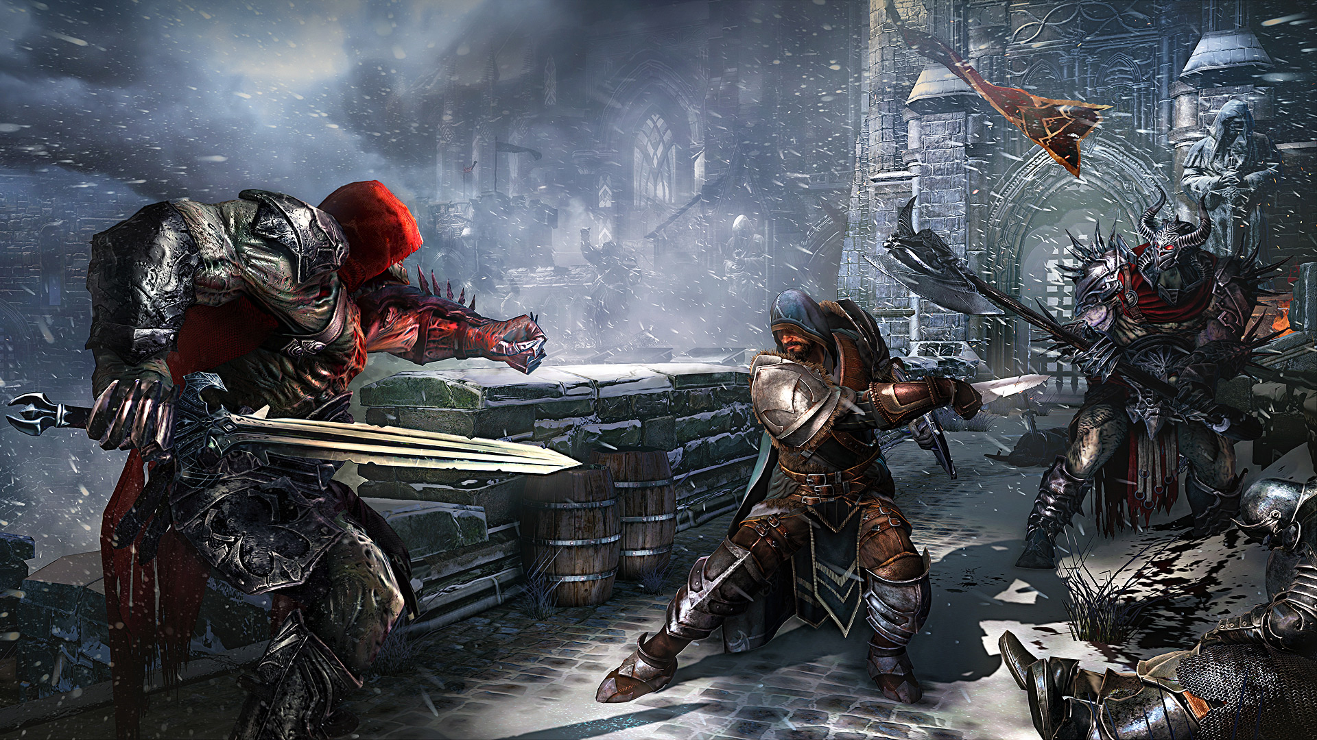 Lords of the Fallen геймплей от третьего лица 2014